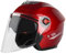 MLqkpwy Casco De Moto para Hombre, Cascos De Moto Abiertos 3/4, Cascos De Moto Jet, 1 Casco De Motocicleta, Cascos De Ciclomotor Ligeros para Hombres, Cascos De Motocicleta Duraderos con Visera