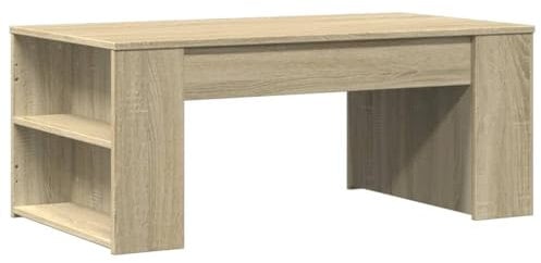 vidaXL Table Basse chêne Sonoma 102x55x42 cm Bois d'ingénierie, Table d'appoint, Table de Salon, Table latérale, Bout de canapé, Table Centrale