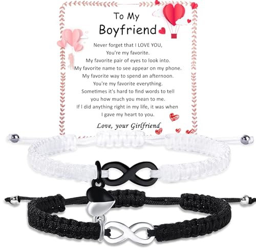 partnerarmbänder Matching Armbänder unendlichkeitszeichen Armbänder für Paare Weihnachten Jahrestag Valentinstag pärchen Geschenke für Freundin Liebhaber Ehemann Ehefrau (An meinen Freund )