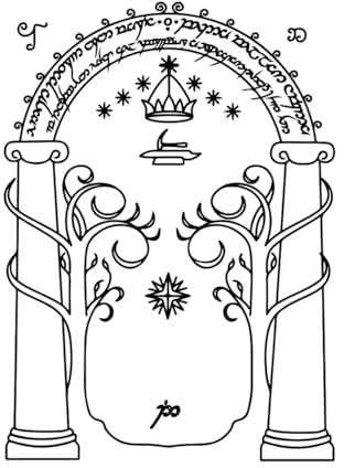 Wandtattoo „Mines of Moria“ für Tür, Kinderzimmer-Dekoration, Vinyl, für Kinderzimmer, Innenbereich, Wandaufkleber, Jungen, Schlafsaal, Heimdekoration, klein – 30x42cm