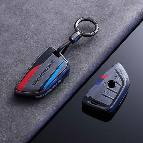 KNHCX Autoschlüssel Hülle für BMW 530,Hochwertige Schlüsselhülle Schlüssel Box Cover Schlüssel Gehäuse Schlüssel Tasche Keyless Funkschlüssel Schutz Personalisiert Autozubehör,B4