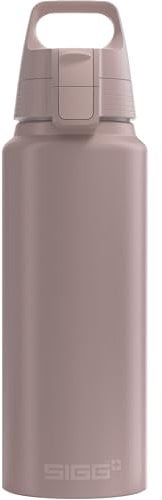 SIGG - Alu Trinkflasche - WMB Pathfinder Dusk - ClimatePartner Zertifiziert - Für Kohlensäurehaltige Getränke Geeignet - Auslaufsicher - Federleicht - BPA-frei - Outdoor - Dusk - 1 L