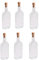 COSE DA CASA 6 Bottiglie in vetro 350 ml con tappo fiaschetto per profumi liquori limoncello decorazioni decoupage bomboniera bottigline olio sali minerali collezione