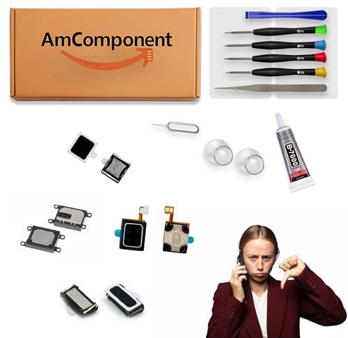 AmComponent - SPEAKER CHIAMATA di ricambio per IPHONE XS ALTOPARLANTE AUDIO CASSA CHIAMATA VOLUME | Componente di ricambio con audio elevato e lunga durata con il dispositivo
