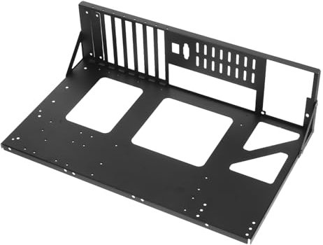 Operitacx Thickened Metal Motherboard Holder Rack ATX Pc Bracket Mit Wärmeableitungsdesign Kabelmanagement Und Einfachem Einbau Für Computergehäuse Und Grafikkarten
