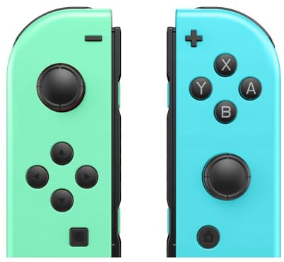 LNLBADNZ Replacement for Nintendo Switch Controller, Left and Right Switch Wireless Controllers Compatible with Switch/Lite/OLED, Support Motion Control/Wake-up/Dual Vibration (G-B)