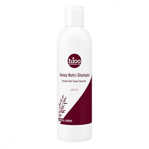 hioo Honey Nutri Shampoo 250 ml – Feuchtigkeitsspendendes Shampoo mit Honig – Gegen statische Aufladung – Für geschmeidiges & glänzendes Haar