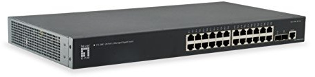 LevelOne GTL-2661 - Switch - 24 x 10/100/1000 + 2 x 10 Gigabit SFP+, GTL-2661