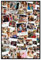 Television Gloss Black Framed Friends Photo Collage Poster 61x91.5cm