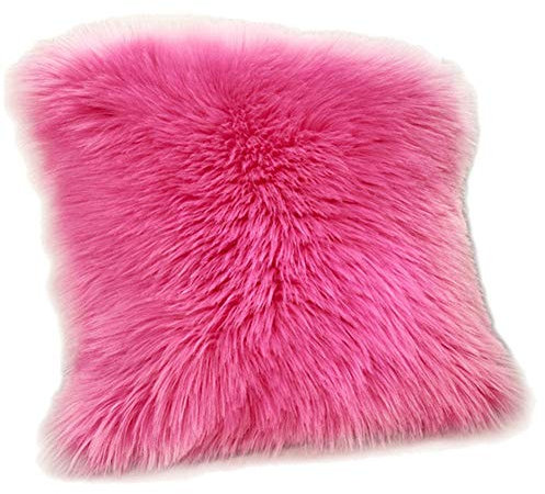 HotYou Kissenbezug Cashmere-Feeling Kopfkissen Sofa Lendenkissen Wurf Wohnkultur,Rose,50 * 50CM