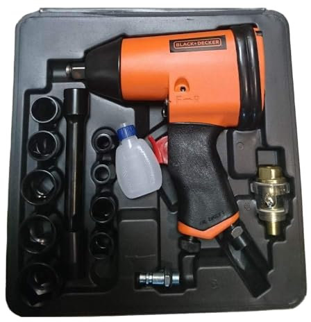 Impact Wrench Kit 1/2 NUA-160158XBND Black and Decker