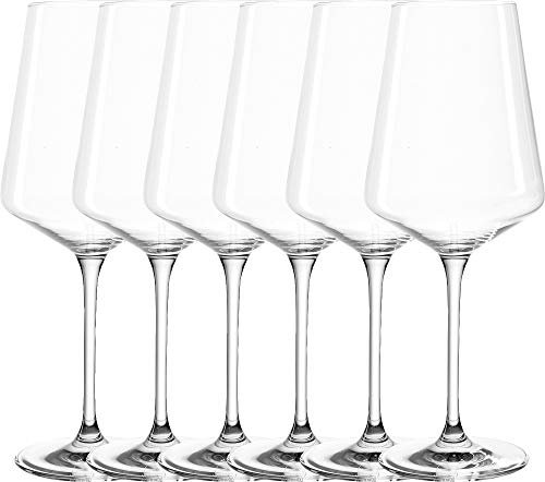 Leonardo Puccini Lot de 6 verres à vin blanc neutre