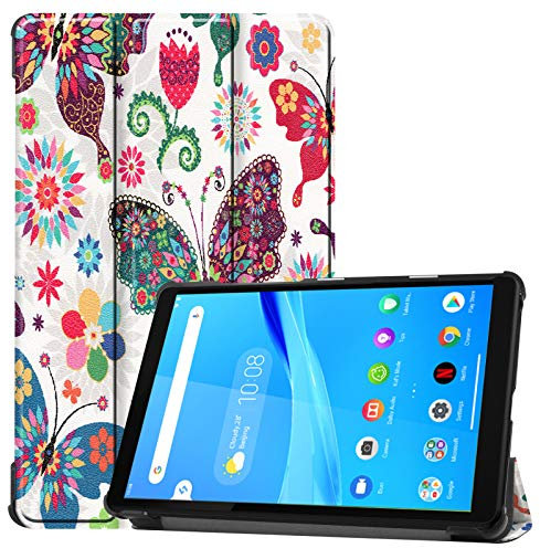 Lobwerk Smart Cover Case for Lenovo Tab M8 TB-8505F / TB-8505X 8.0 Inch with Stand Function and Auto Sleep/Wake Function white 03