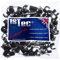 1STec 500 x 6mm Round Black Coax Clips Suitable for Indoor or Outdoor use on Plaster, Wood or Masonry with Hardened Nails to Pin or Tack RG6 RG7 CT100 or Webro WF100 Digital TV Cable Freesat Leads