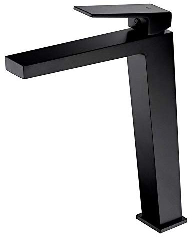 Grifo monomando de lavabo caño alto Imex Art Negro BDAR025-3NG