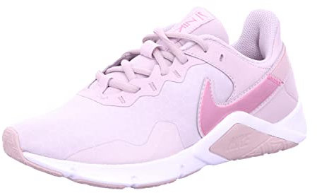 NIKE Women's WMNS Legend Essential 2 Training Shoes, Platinum Violet Desert Berry Stone Mauve, 5 UK