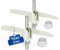 Catch Wing for Food Processor Set of 2 for Bosch 00630760 630760 MUZ5VL MUZ5DS MUM5 Impeller Release Blades for Continuous Shredder Blades