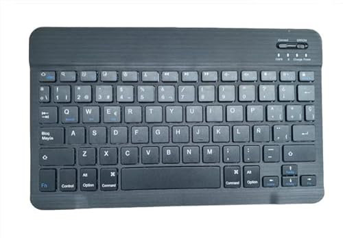 theoutlettablet® Clavier Bluetooth (sans fil) compatible avec tablette Lenovo Tab M10 FHD Plus 10.3 TB-X606F X606X /TB-X505F X505L X605F X605L / M10 Tab HD (2e génération) 2020 TB-X306F X306X