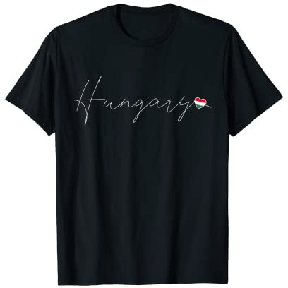 Magyarország Liebe Ungarische Flagge und Herz auf Ungarn T-Shirt