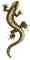 JUNYY Vintage Personalisierte Strasssteine ​​Eidechse Gecko Brosche Anstecknadeln Tier Corsage Für Männer Frauen (Gelb)