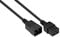 Kaltgeräteverlängerung Kaltgeräte-Stecker C20 an Kaltgeräte-Buchse C19 - ideal für USV & Server - schwarz - 5m