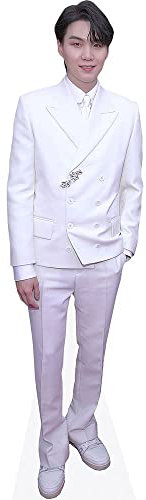 Suga (White Suit) Pappaufsteller lebensgross