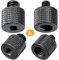 Devenirriche 4 Pcs Camera Screw Adapter Thread, 1/4 Male to 3/8 Female and 3/8 Male to 1/4 Adapter Set Tripod Mic Screw Adapters for Camera Monitor, Tripod, Monopod, Ballhead