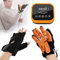 Oiyekntd Rehabilitations-Roboterhandschuhe, Halbseitenlähmung, Fingertrainer, Schlaganfall, Handschiene, unterstützendes Trainingsgerät, Therapie, körperliche Handbewegung,XL-RightHand