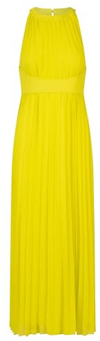 ApartFashion Gasa Vestido de Fiesta Formal, Verde Lima, 44 para Mujer
