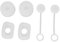 Juego de Tapones de Silicona a Prueba de Derrames para Stanley, 6 Tapones para Derrames Compatibles con Stanley Cup 1.0 40oz/ 30oz (Transparente)