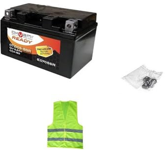 COMPATIBILE CON YAMAHA YZF-R1 1000 per anno 2007 al 2008 BATTERIA YTZ10S-BS OKYAMI OTZ10S-BSR FORNITA CARICA E PRONTA ALL'USO BATTERIE ATTIVE 8,6 AMPERE 12 VOLT 150X87X93MM