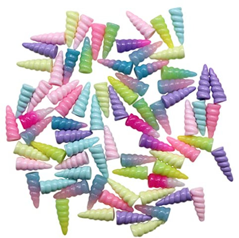 Abaodam 10 Stk Partyzubehör Einhorn-Gastgeschenke Foto Requisiten Geburtstag Spielzeugkuchen Foto Schlüsselanhänger Hörner einhorn kopfschmuck Einhorn-Foto-Requisite Cosplay Kopfbedeckung