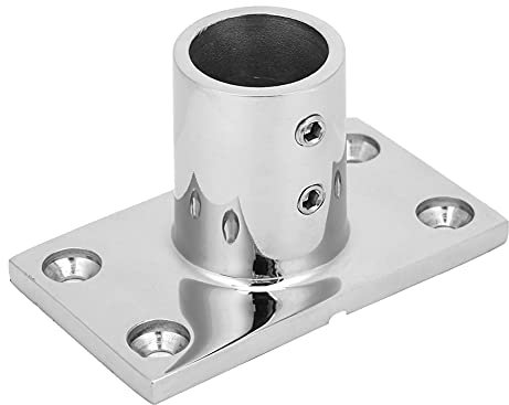 90 Grad Rechteckiger Edelstahl 316 Bootsreling-Beschlag Marineboot-Handlauf (1)