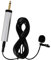 VINTORKY Compact Clip-on Microphone Long Wire Sturdy for Collar for Live Broadcast