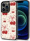 MAYCARI Cherry Case for iPhone 11, Cute Girly Trendy Aesthetic Phone case, Hard Back Case with Soft TPU Bumper for Girls Boys Protective Phone Case for iPhone 11