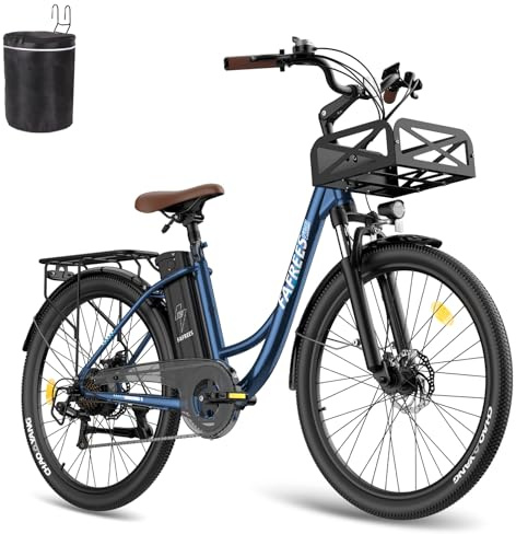Fafrees F26 Lasting [ Offiziell ] E Bike Herren Mountainbike 36V 25AH Akku, E Fahrrad 26 Zoll, Ebike Damen 250W 120kg, Elektrofahrrad 25km/h, Electric Bike für Erwachsene