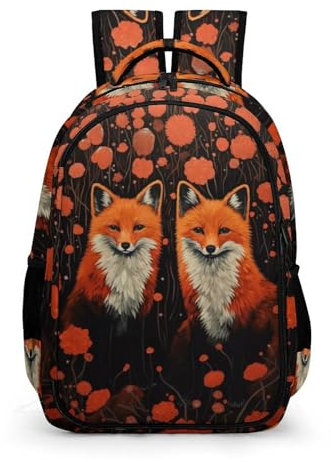 Ranzen Mädchen 5 Klasseranzen Fuchs Lässige Schulranzen Jungen Schulranzen Mädchen 1. Klasse Animal Fuchs Leichter Reise Outdoor Freizeit