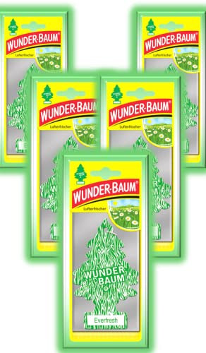 Wunder-Baum Autoduft Lufterfrischer Duftbaum Düfte 5 Stück + Stift light-tribe (Everfresh)