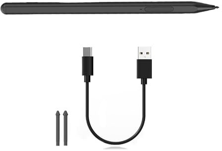 Biookhm Stylo Avancé pour Go/Ordinateur Portable/Livre USB C Port Rapide Stylets pour Artistes Numériques Créateurs Professionnels