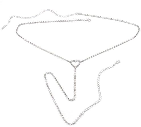 NHQ Sexy Strass Höschen Tanga,Körperkette,Sexy Tanga,Intimschmuck für Frauen,Perlenstring Frauen,Bikini Kett,Sexy Bikini,Intimschmuck Damen