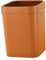Alipis Rattan-Mülleimer Kleiner Büro-Mülleimer Geflochtener Aufbewahrungskorb gewebter Mülleimer menschlich lagercontainer Ascheeimer Haushaltsabfalleimer Plastik Orange