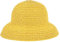 TOYANDONA Puppe Strohhut Mini-hüte Mädchen Strohhut Puppe Zylinder Strohhüte Kleine Puppe Miniatur Sonnenhut Aus Stroh Mini-handstrickmütze Mini-Hut- Zubehör Für Puppenkostüme Yellow