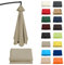 CMJYMX Auvent De Rechange Rond De 200-350cm pour Parasol (6/8 Baleines) Toile De Parasol Deporté, Imperméable, Housse De Rechange pour Plage/Piscine/Jardin Parasol(Top Color,8 Ribs: 350CM/11.5FT)