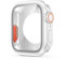 OBAEHH Funda protectora de pantalla para Apple Watch S10 46MM S10 42MM 45mm 44mm 40mm 41mm Funda rígida para parachoques delantero y trasero de PC iwatch 10 9 8 7 SE 6 5 4 Change(White,44mm)