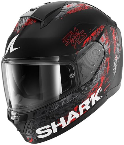 SHARK, Integraler Motorradhelm RIDILL 2 SPEED-VIB Black Anthracite Red KAR, L