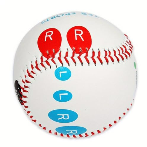 Hipzeepo 9 - -Standard -Baseball mit Fingerplatzierungs Markern Spiele Übung Baseball Trainingshilfe