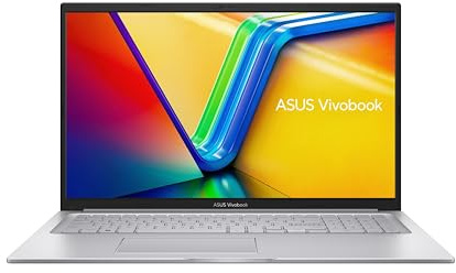 ASUS Vivobook 17 F1704VA schermo 17.3 FHD, processore Intel I7-1355U, 16GB DDR5, SSD 1 TB NVME, Webcam, TASTIERA RETROILLUMINATA, WIFI 6, WINDOWS 11, SILVER, ALIMENTATORE INCLUSO