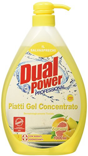 Dualpwr Piatti Gel Disp Agrumi - 6 pezzi da 1 l [6 l]