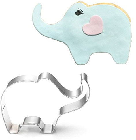Edelstahl Keks Ausstecher Ausstechformen Kuchen für Plätzchen Brot Keks Fondant Gemüse Obst Elefant