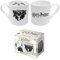 Wizarding World Harry Potter Bone China Mug with Authentic Logo, Stag Patronus and Golden Snitch in Presentation Box - Official Merchandise